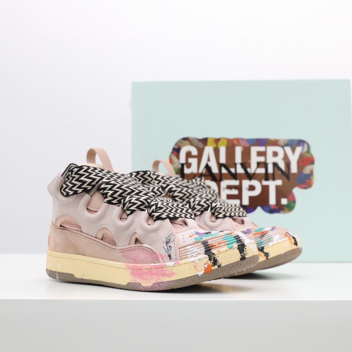 Lanvin X  Gallery Dept. Curb Sneaker Pink - PerfectKickZ