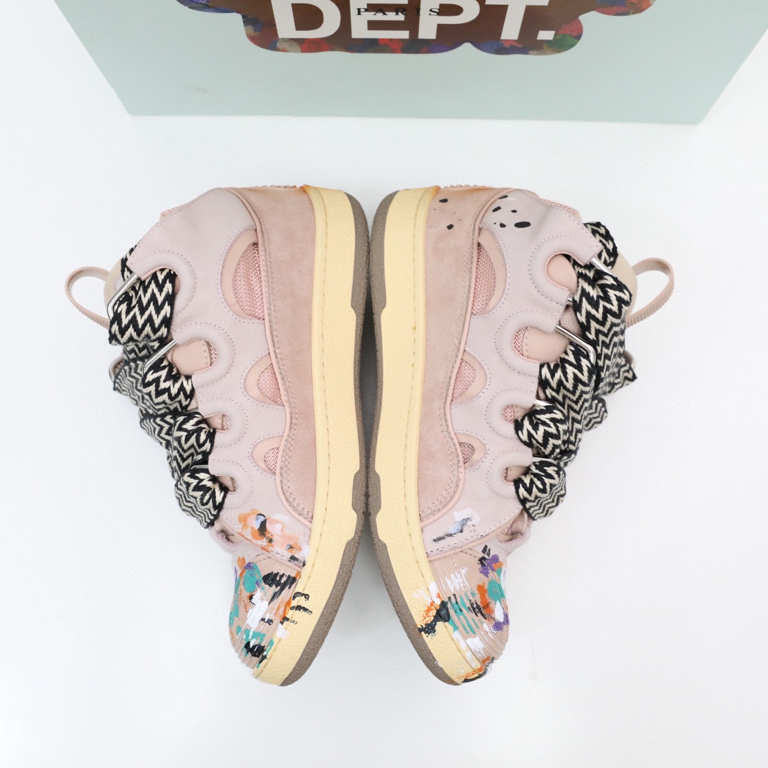 Lanvin X  Gallery Dept. Curb Sneaker Pink - PerfectKickZ
