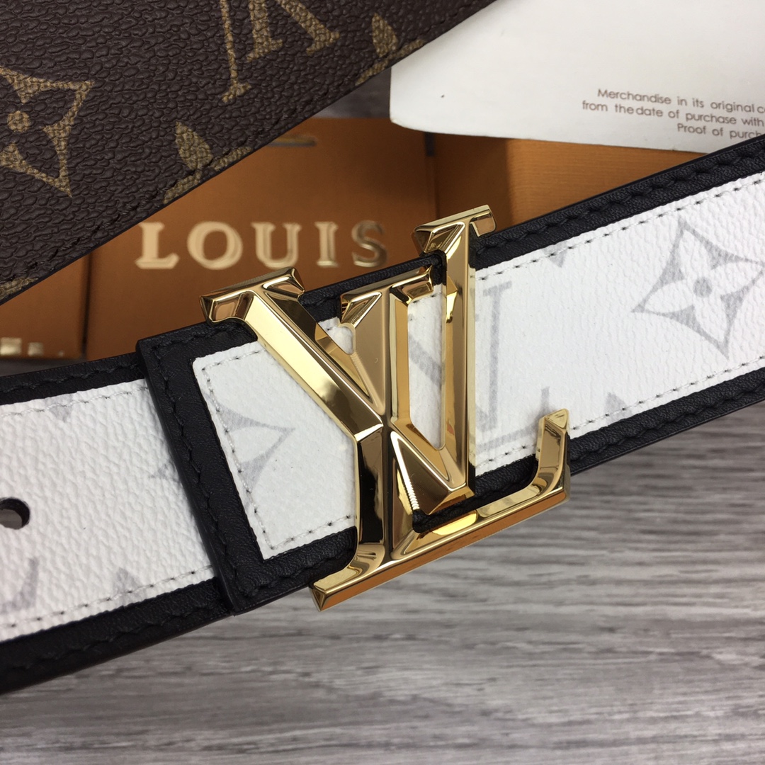 Louis Vuitton Shape 40MM Reversible Belt - PerfectKickZ