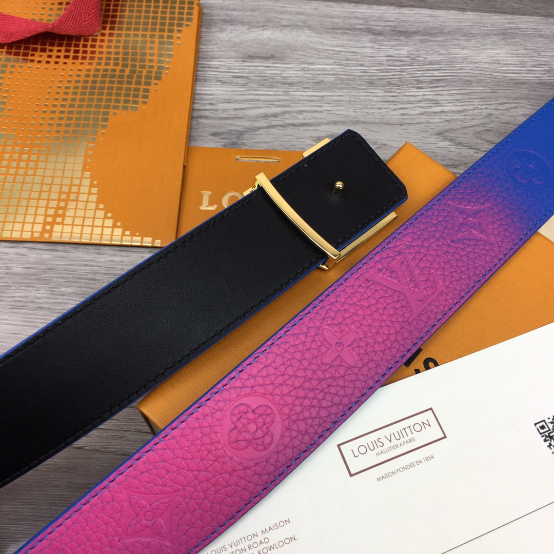 Louis Vuitton Gradient Shape 40MM Reversible Belt - PerfectKickZ