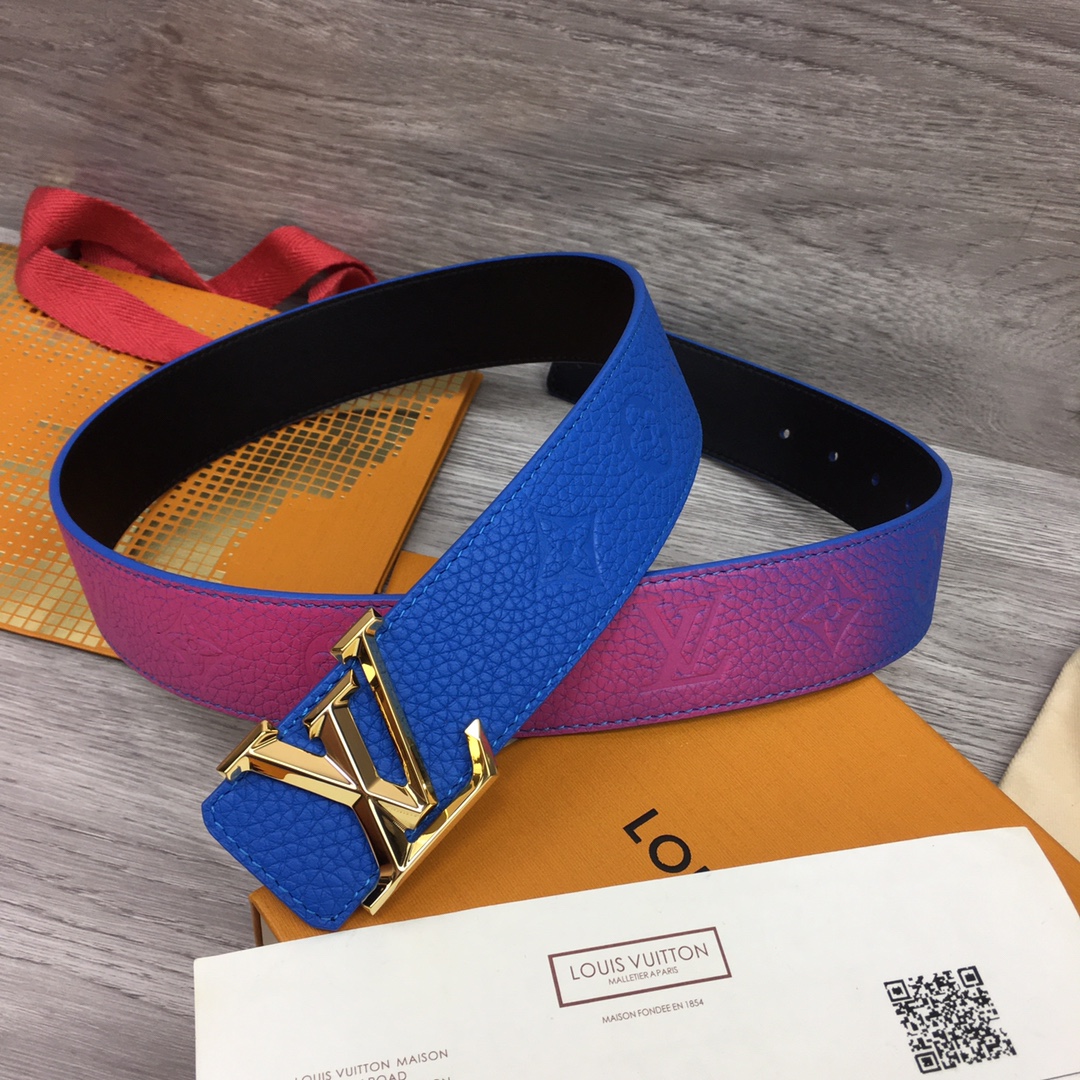 Louis Vuitton Gradient Shape 40MM Reversible Belt - PerfectKickZ