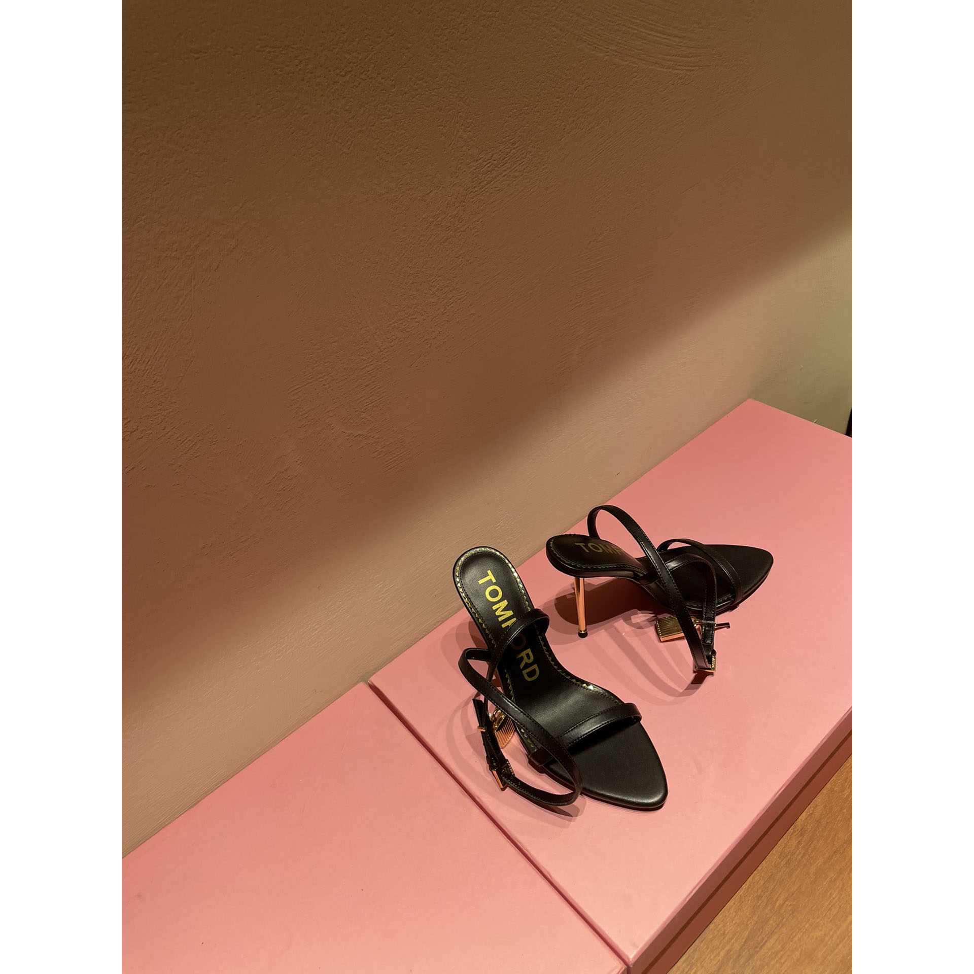Tom Ford Black Padlock Sandals - PerfectKickZ