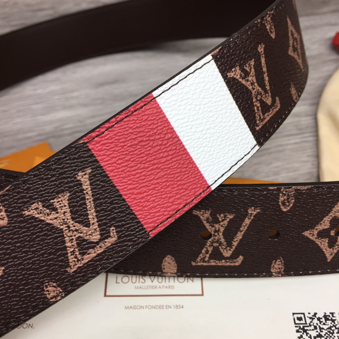 Louis Vuitton Shape 40MM Reversible Belt - PerfectKickZ