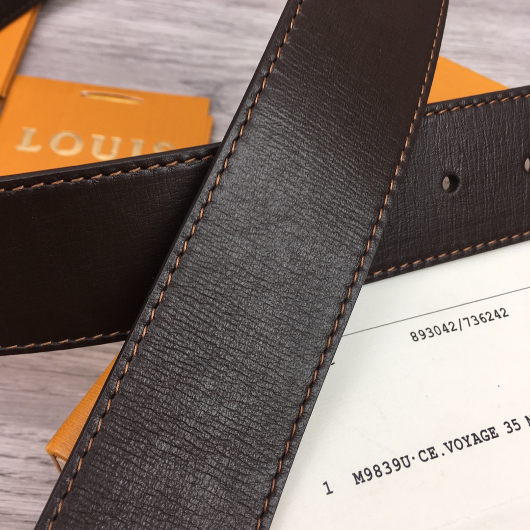 Louis Vuitton Shape 40MM Reversible Belt - PerfectKickZ