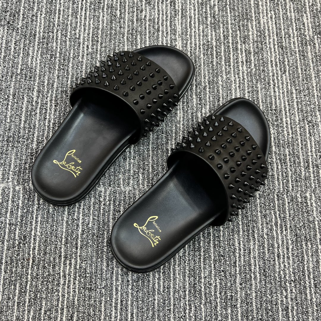 Christian Louboutin  Men Slippers Flats - PerfectKickZ