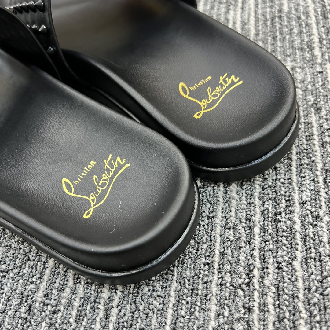 Christian Louboutin  Men Slippers Flats - PerfectKickZ