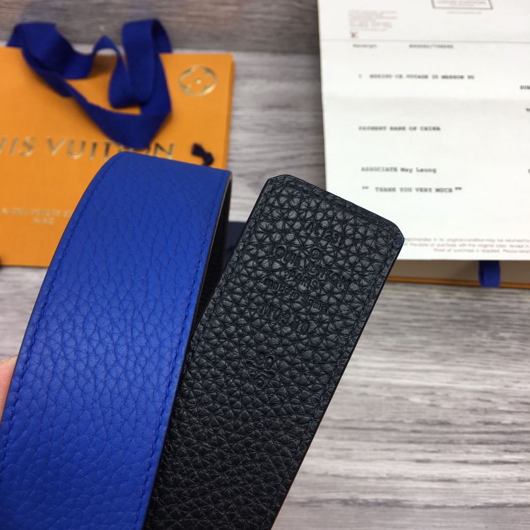Louis Vuitton Shape 40MM Reversible Belt - PerfectKickZ