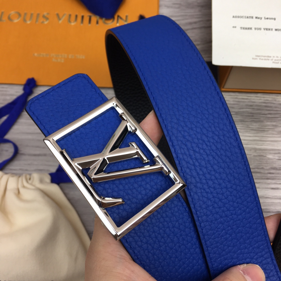 Louis Vuitton Shape 40MM Reversible Belt - PerfectKickZ