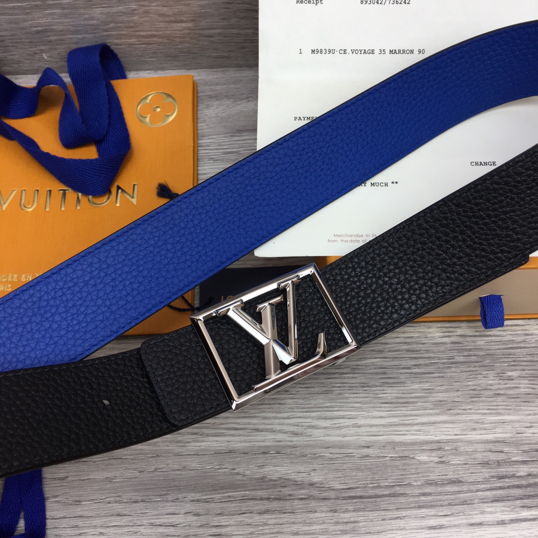 Louis Vuitton Shape 40MM Reversible Belt - PerfectKickZ