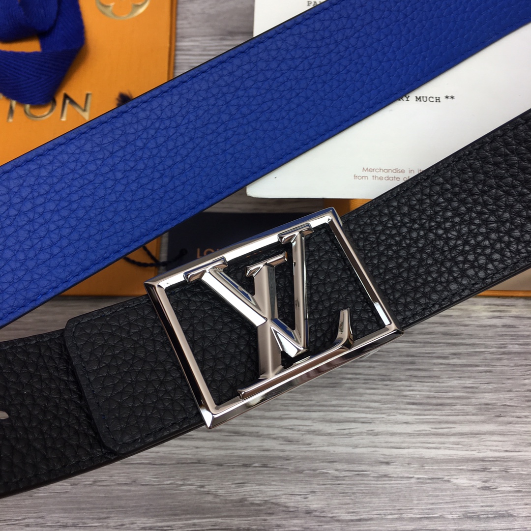 Louis Vuitton Shape 40MM Reversible Belt - PerfectKickZ