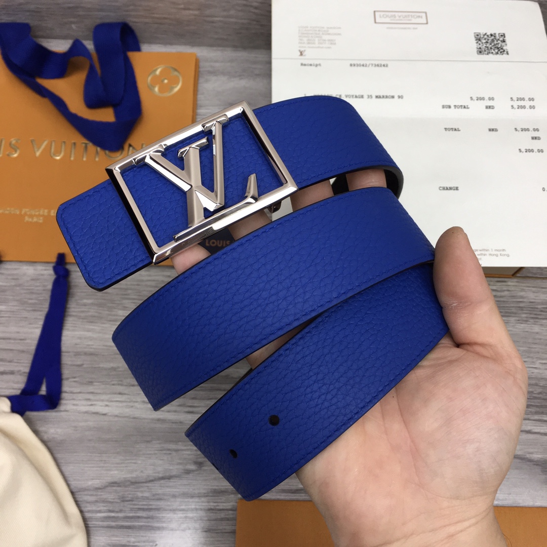 Louis Vuitton Shape 40MM Reversible Belt - PerfectKickZ