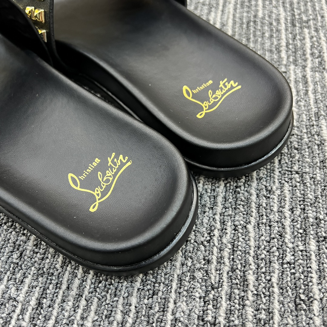 Christian Louboutin  Men Slippers Flats - PerfectKickZ