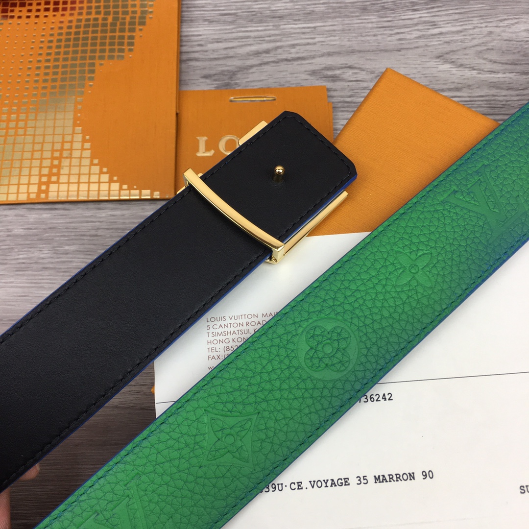 Louis Vuitton Gradient Shape 40MM Reversible Belt - PerfectKickZ