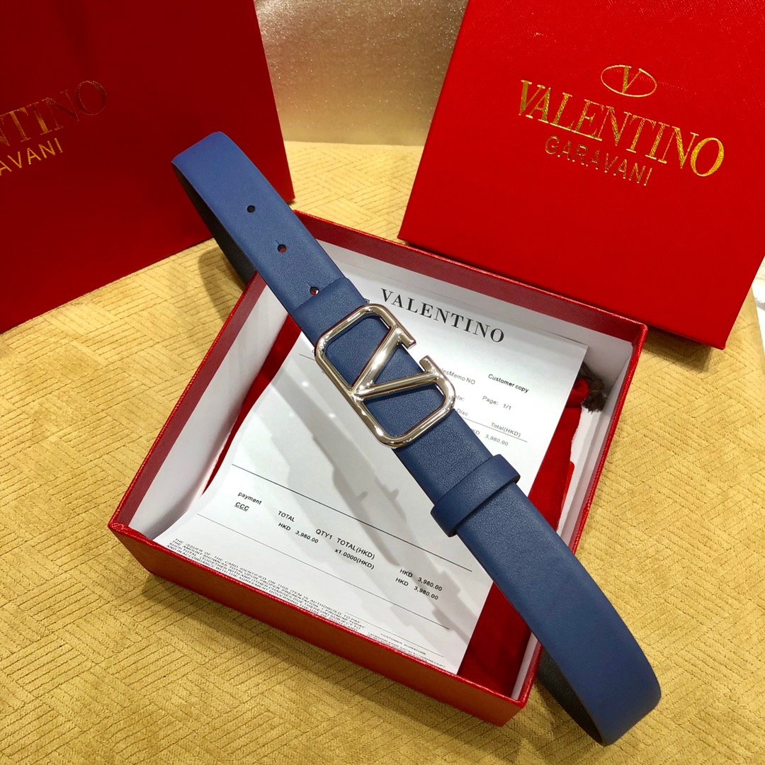Valenti VLogo Signature 30MM Reversible Belt - PerfectKickZ