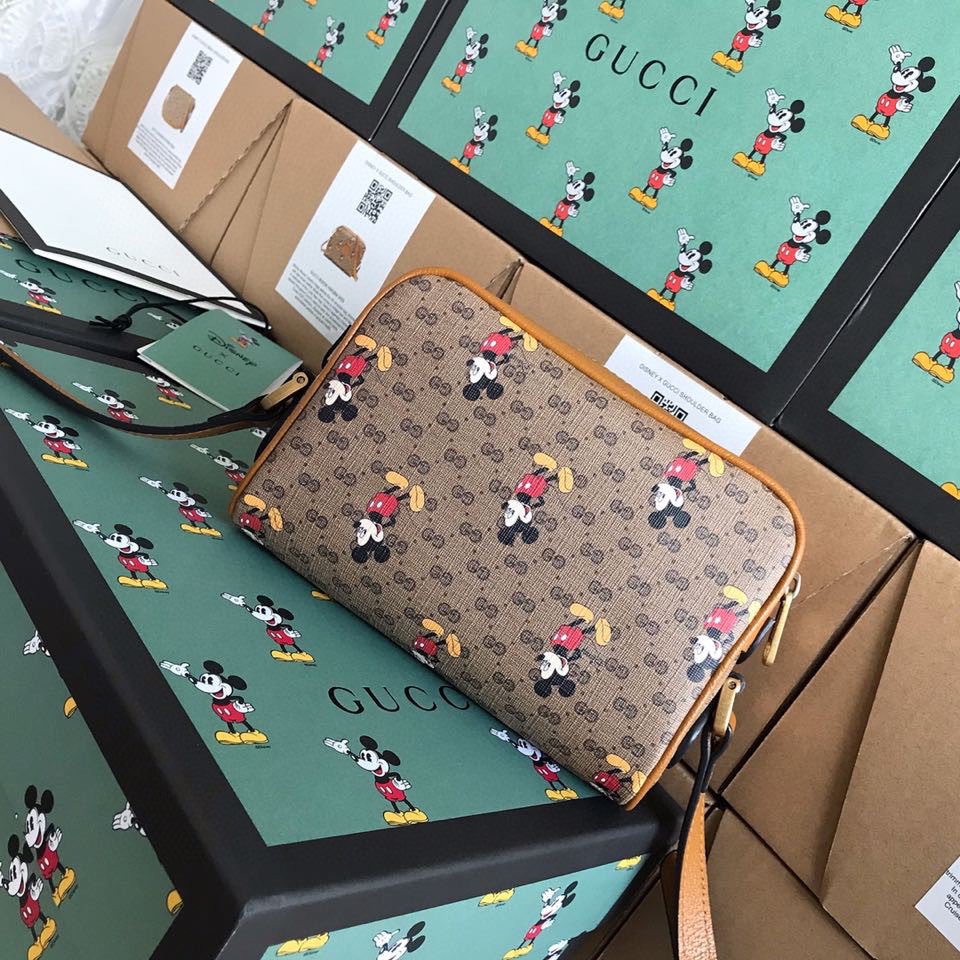 Gucci  GG Mickey  Shoulder Bag(17.5/12/5CM) - PerfectKickZ