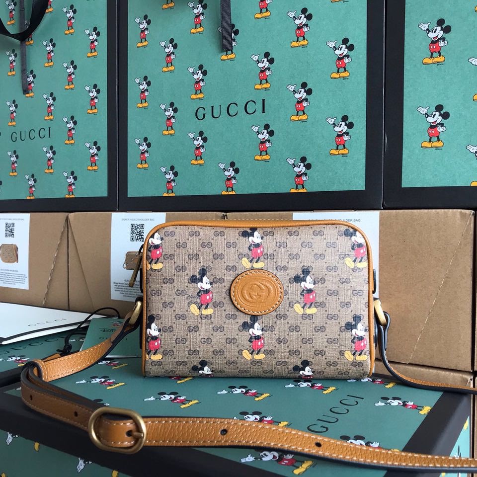 Gucci  GG Mickey  Shoulder Bag(17.5/12/5CM) - PerfectKickZ
