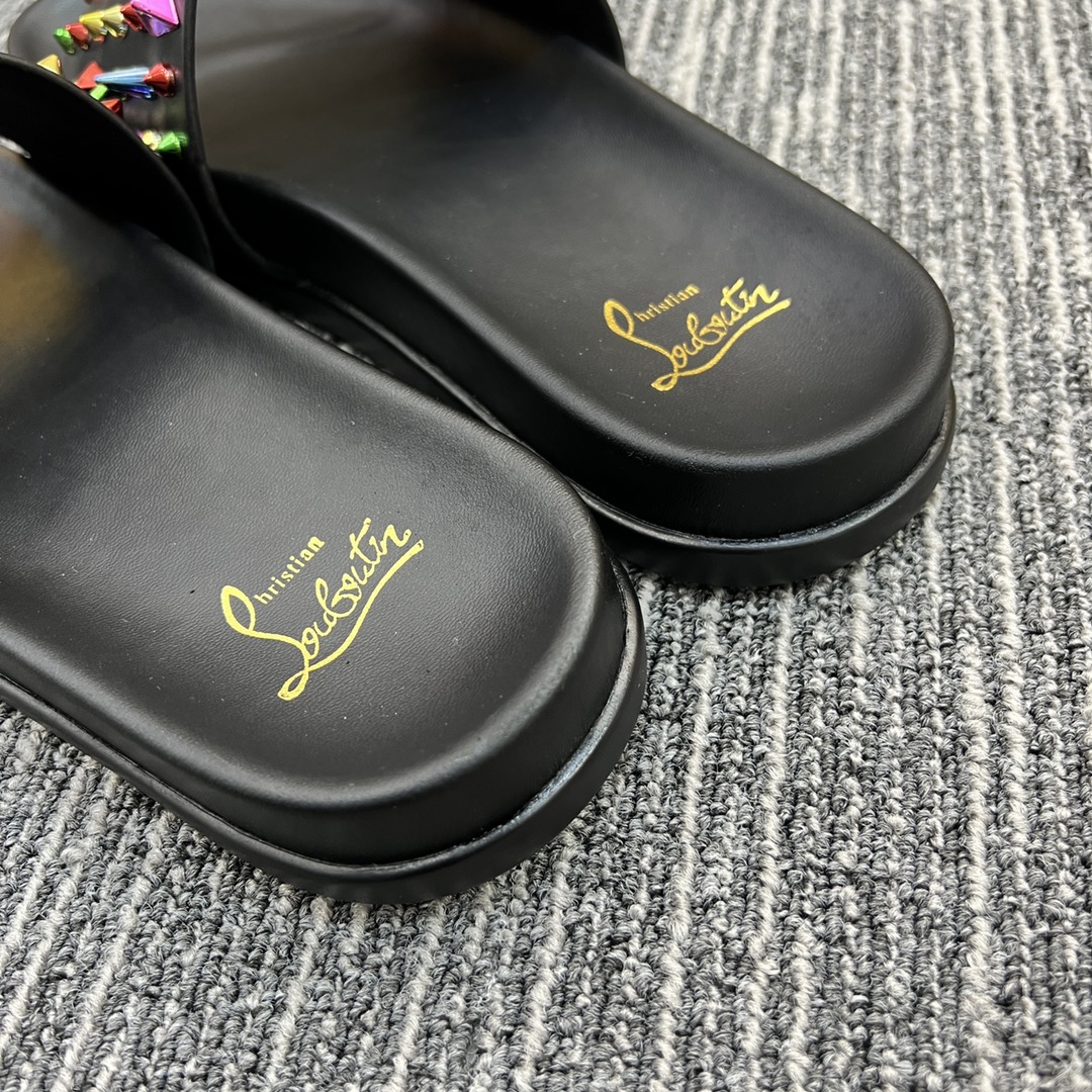Christian Louboutin  Men Slippers Flats - PerfectKickZ