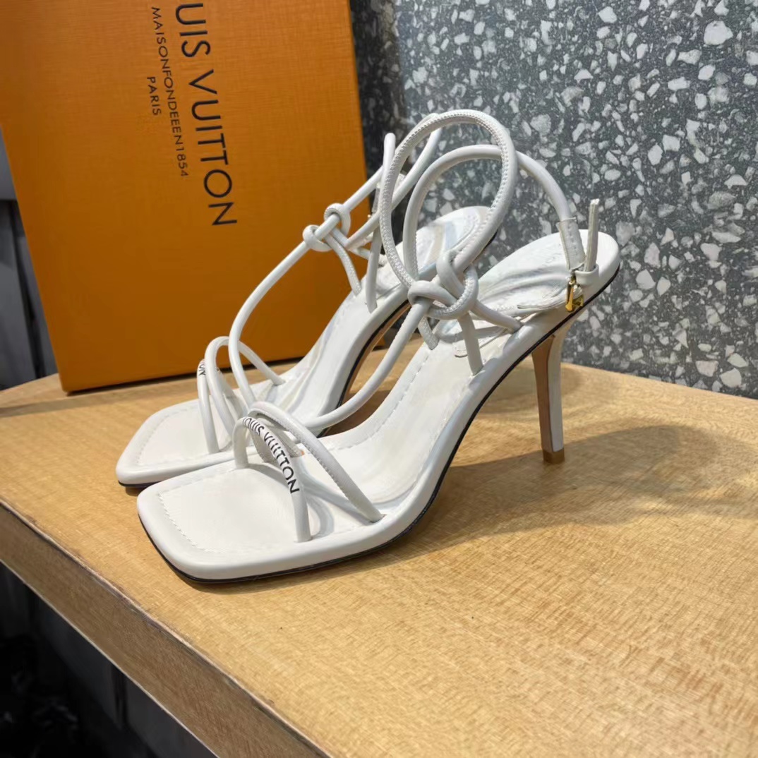 Louis Vuitton Sandals For Women In White - PerfectKickZ