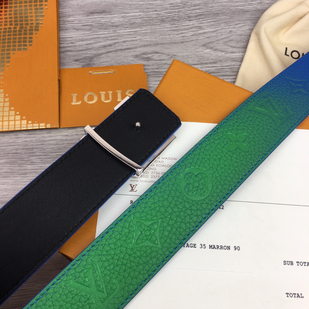 Louis Vuitton Gradient Shape 40MM Reversible Belt - 