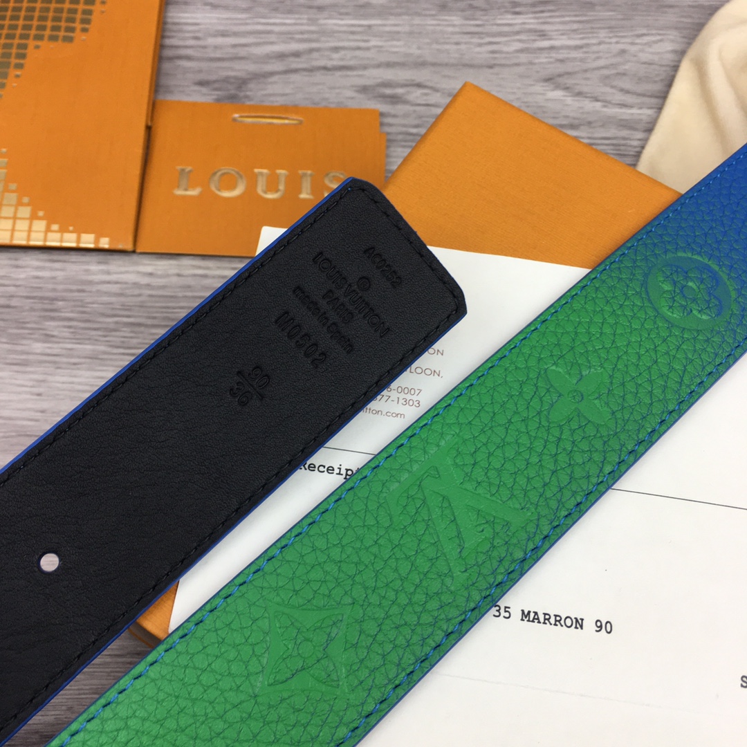 Louis Vuitton Gradient Shape 40MM Reversible Belt - 