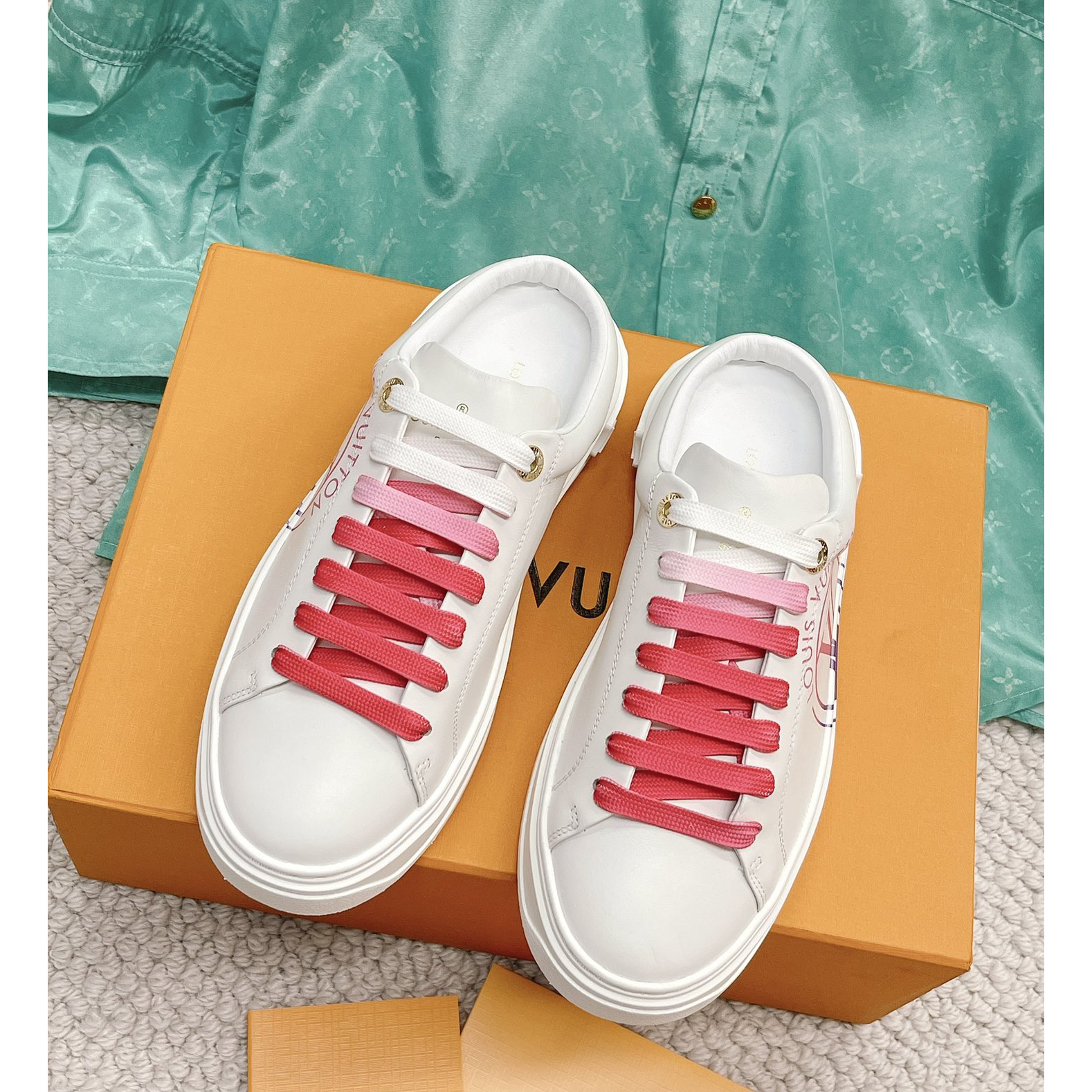 Louis Vuitton Time Out Open Back Sneaker - PerfectKickZ