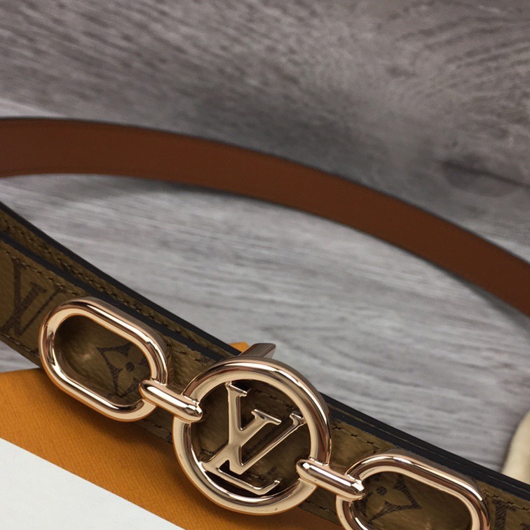 Louis Vuitton Squared LV 20mm Belt - PerfectKickZ