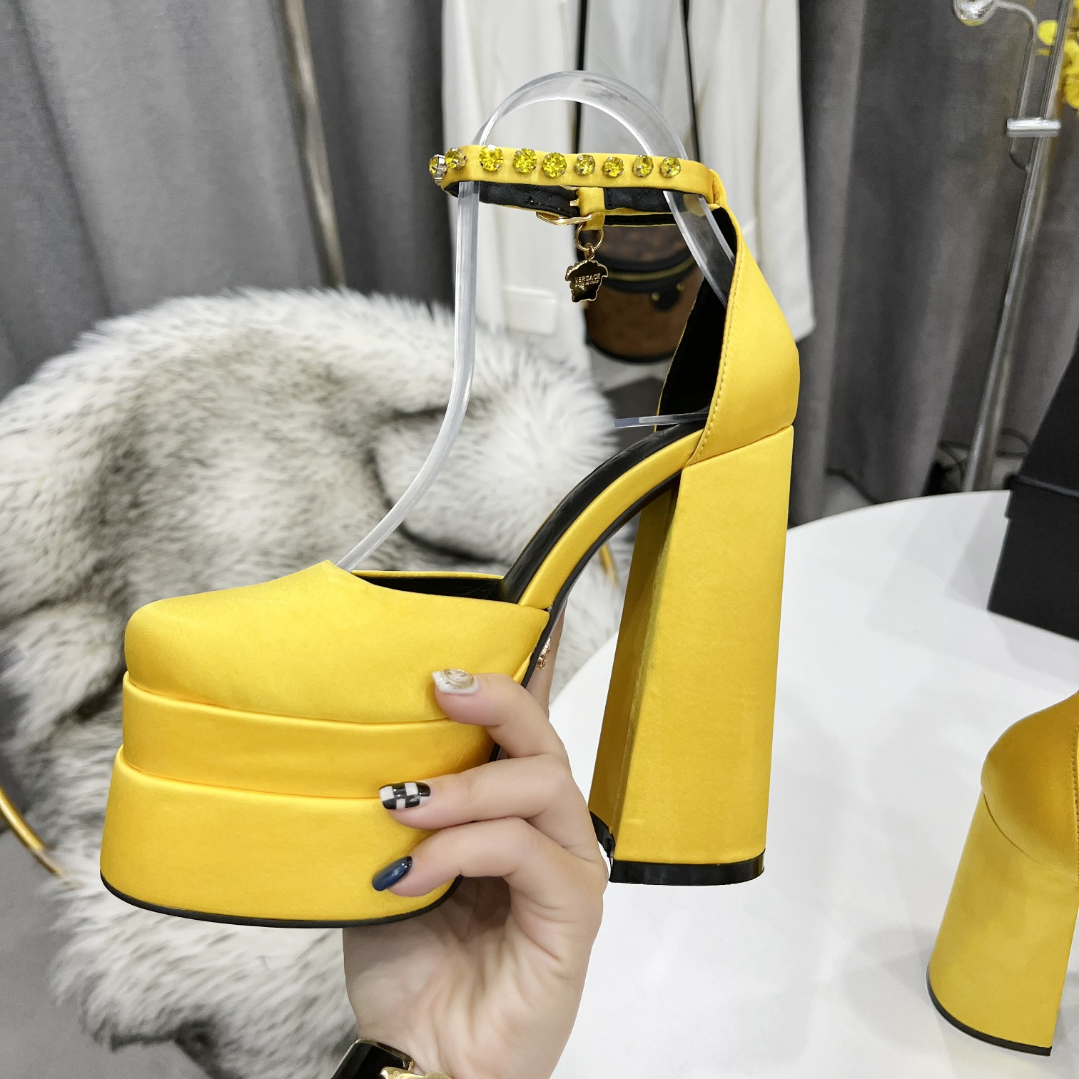 Versace High Heel Sandals - PerfectKickZ