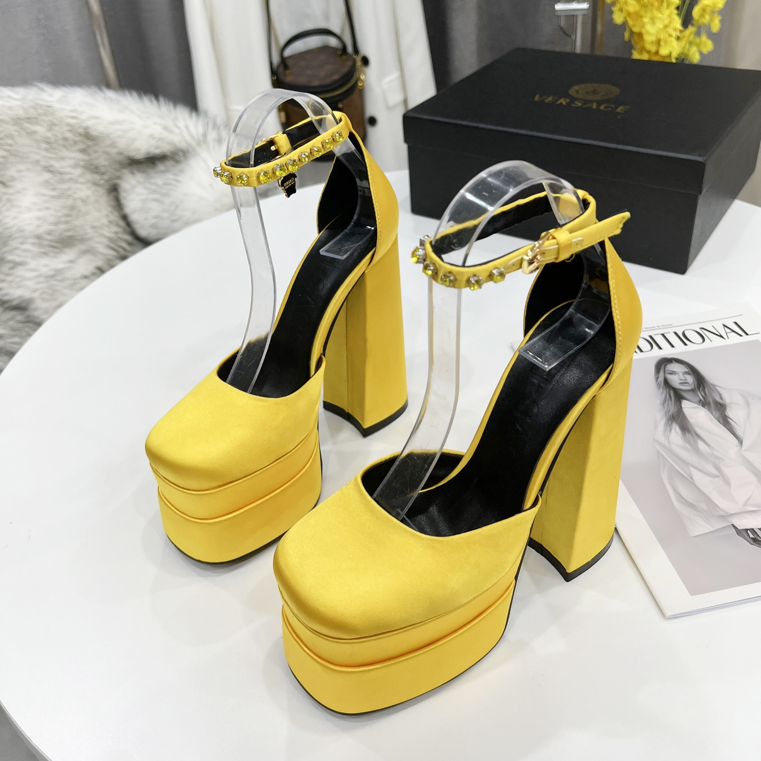 Versace High Heel Sandals - PerfectKickZ