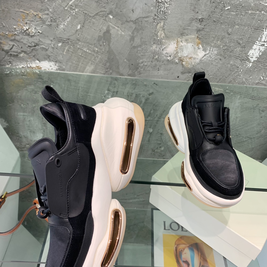 Balmain B-Bold Low-Top Sneakers - PerfectKickZ