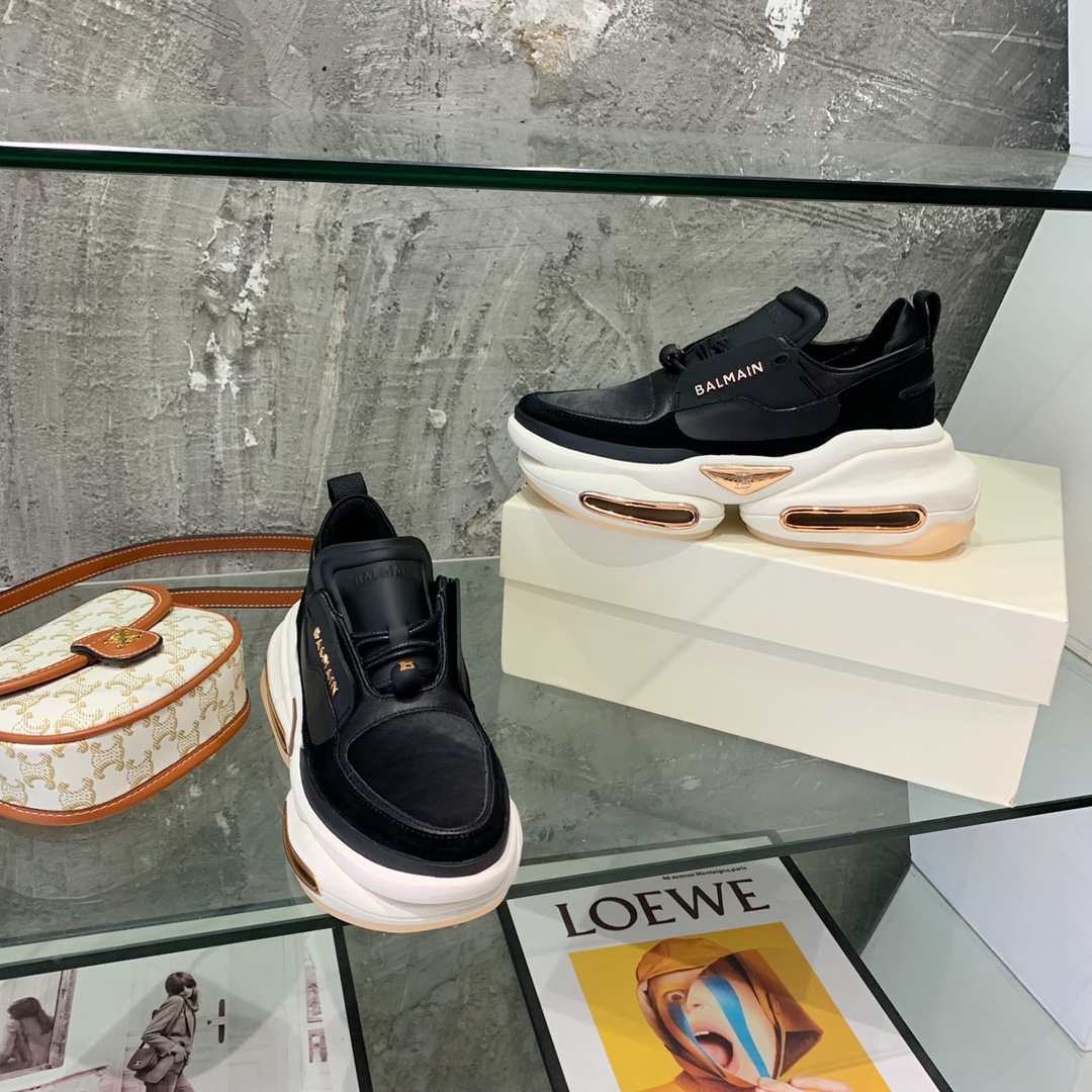 Balmain B-Bold Low-Top Sneakers - PerfectKickZ