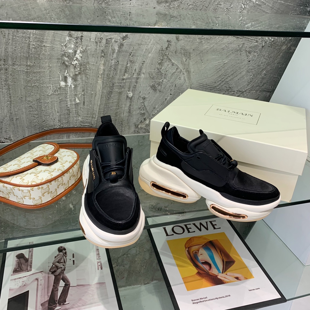 Balmain B-Bold Low-Top Sneakers - PerfectKickZ