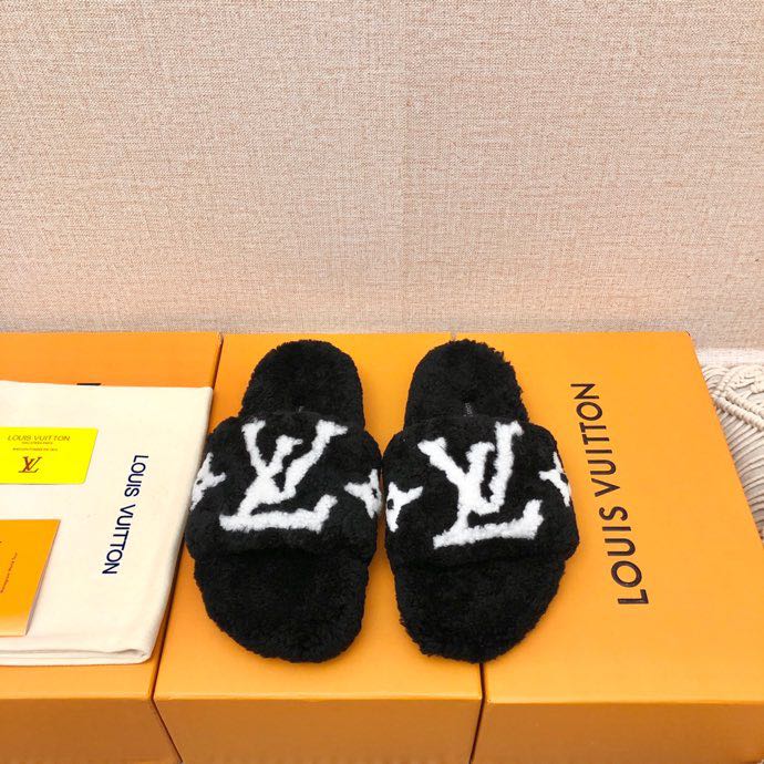Louis Vuitton Paseo Flat Comfort Mule In Black - PerfectKickZ
