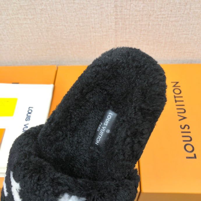 Louis Vuitton Paseo Flat Comfort Mule In Black - PerfectKickZ