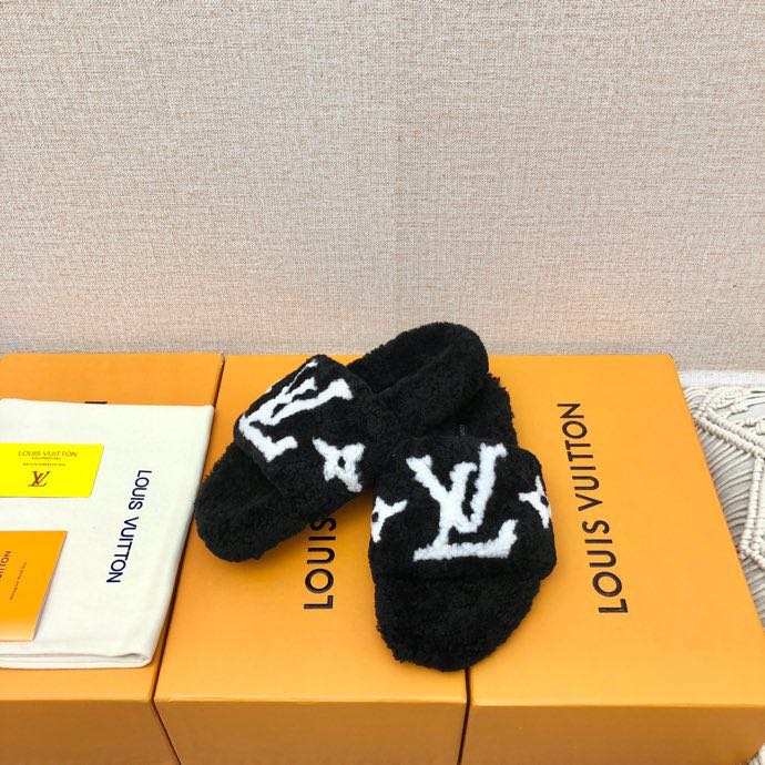 Louis Vuitton Paseo Flat Comfort Mule In Black - PerfectKickZ