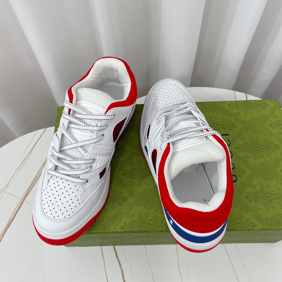 Gucci  Basket Sneaker With Lnterlocking G  - PerfectKickZ