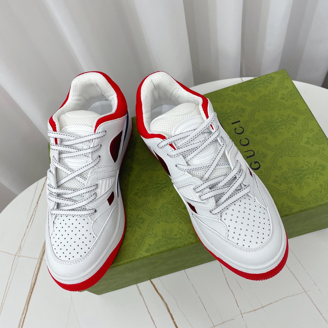 Gucci  Basket Sneaker With Lnterlocking G  - PerfectKickZ
