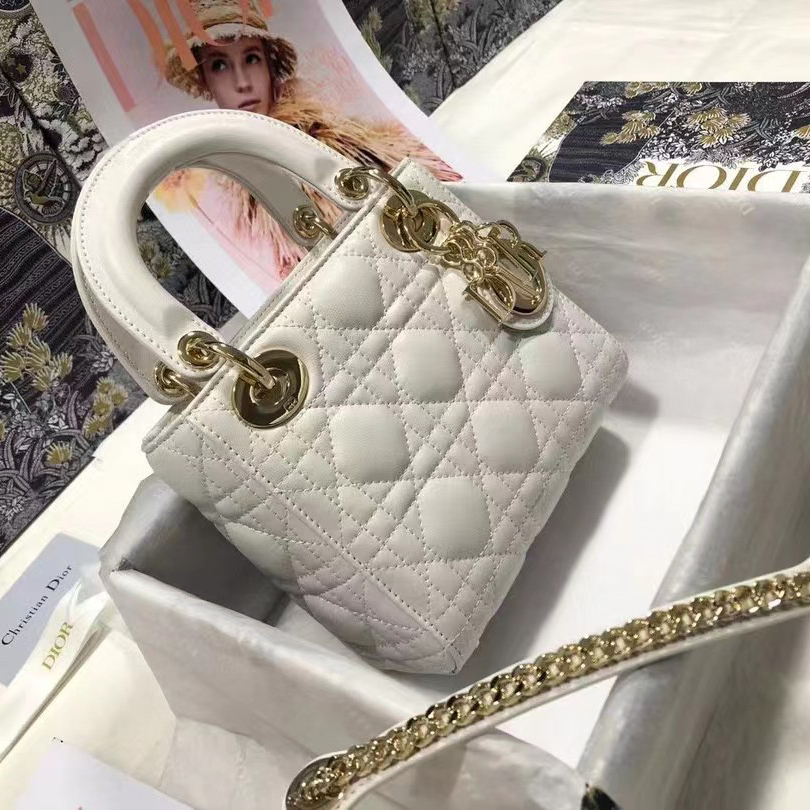 Dior Lady D-Lite Handbag（17-15-7CM） - PerfectKickZ