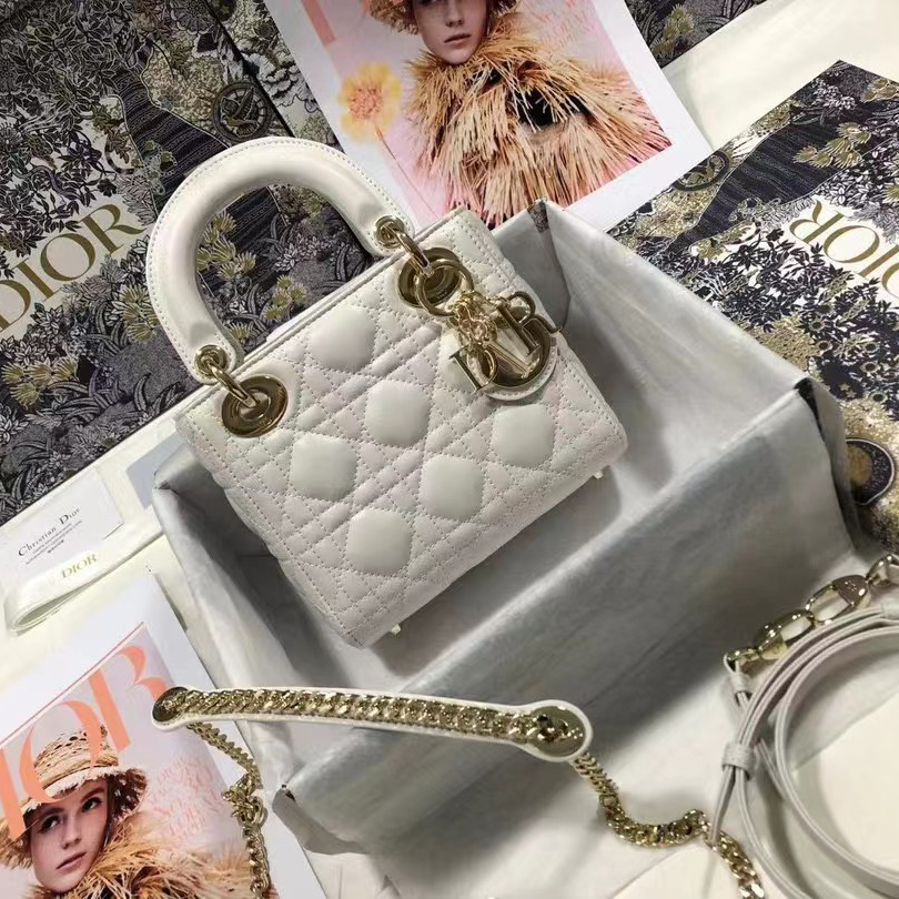 Dior Lady D-Lite Handbag（17-15-7CM） - PerfectKickZ