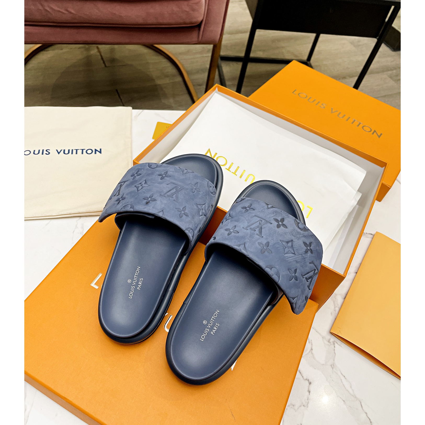 Louis Vuitton Pool Pillow Comfort Mules - PerfectKickZ