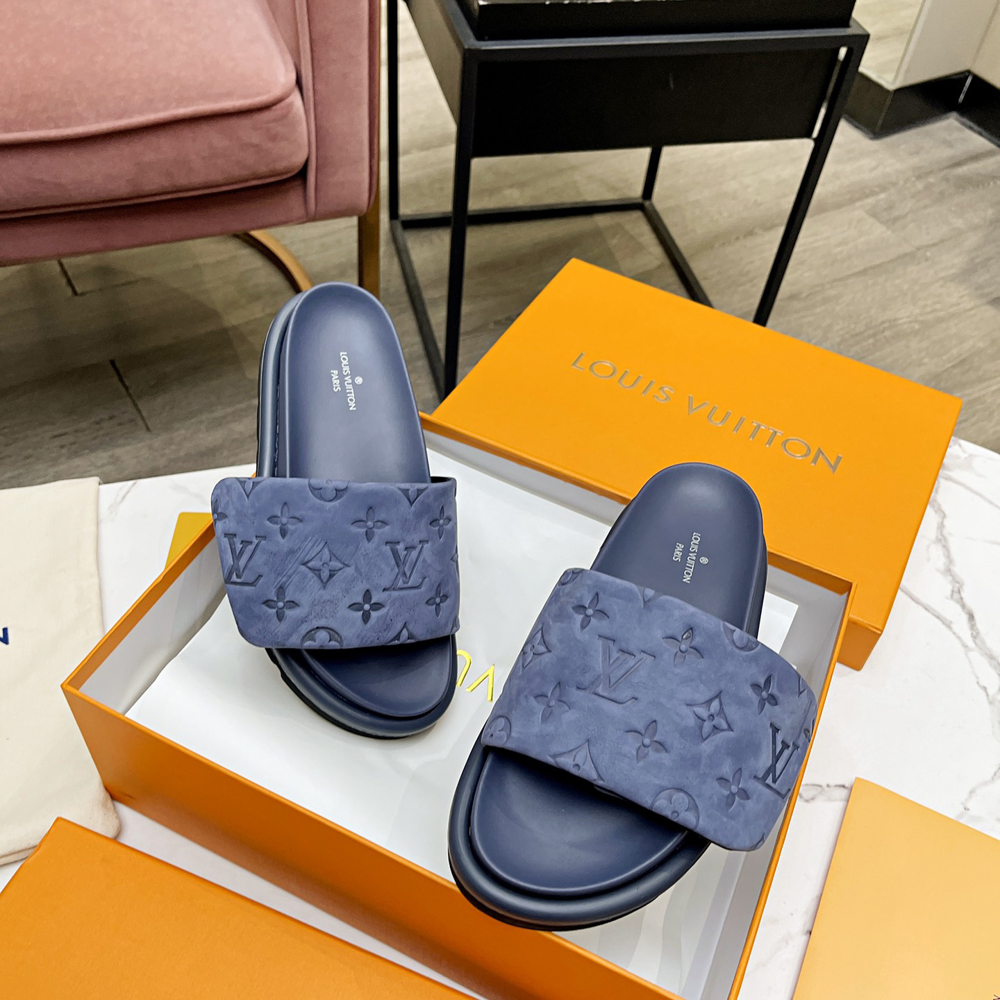 Louis Vuitton Pool Pillow Comfort Mules - PerfectKickZ