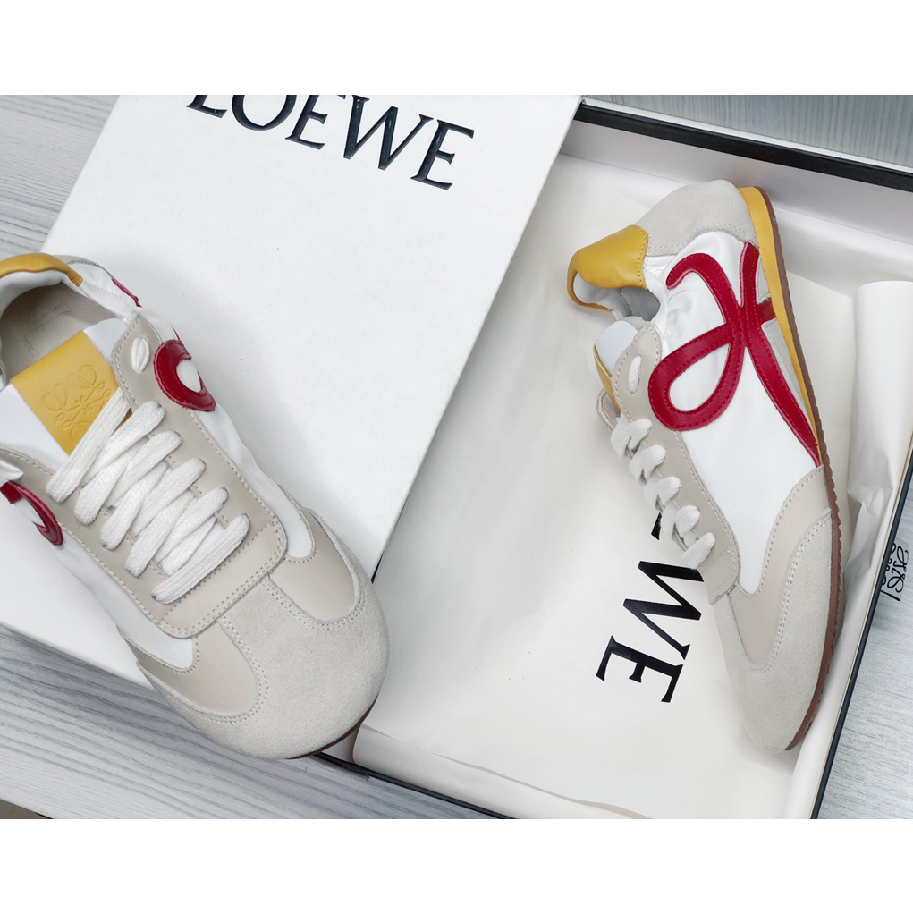 Loewe Ballet Runner In Nylon And Calfskin - PerfectKickZ