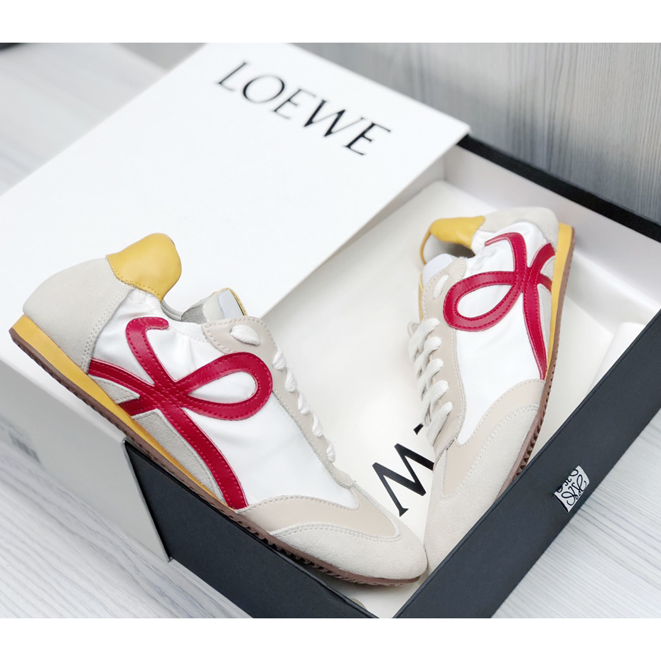 Loewe Ballet Runner In Nylon And Calfskin - PerfectKickZ