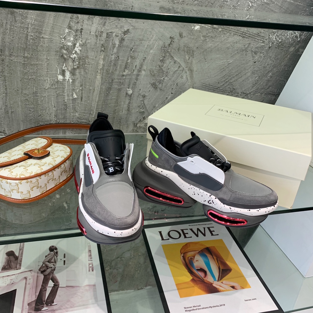 Balmain B-Bold Low-Top Sneakers - PerfectKickZ