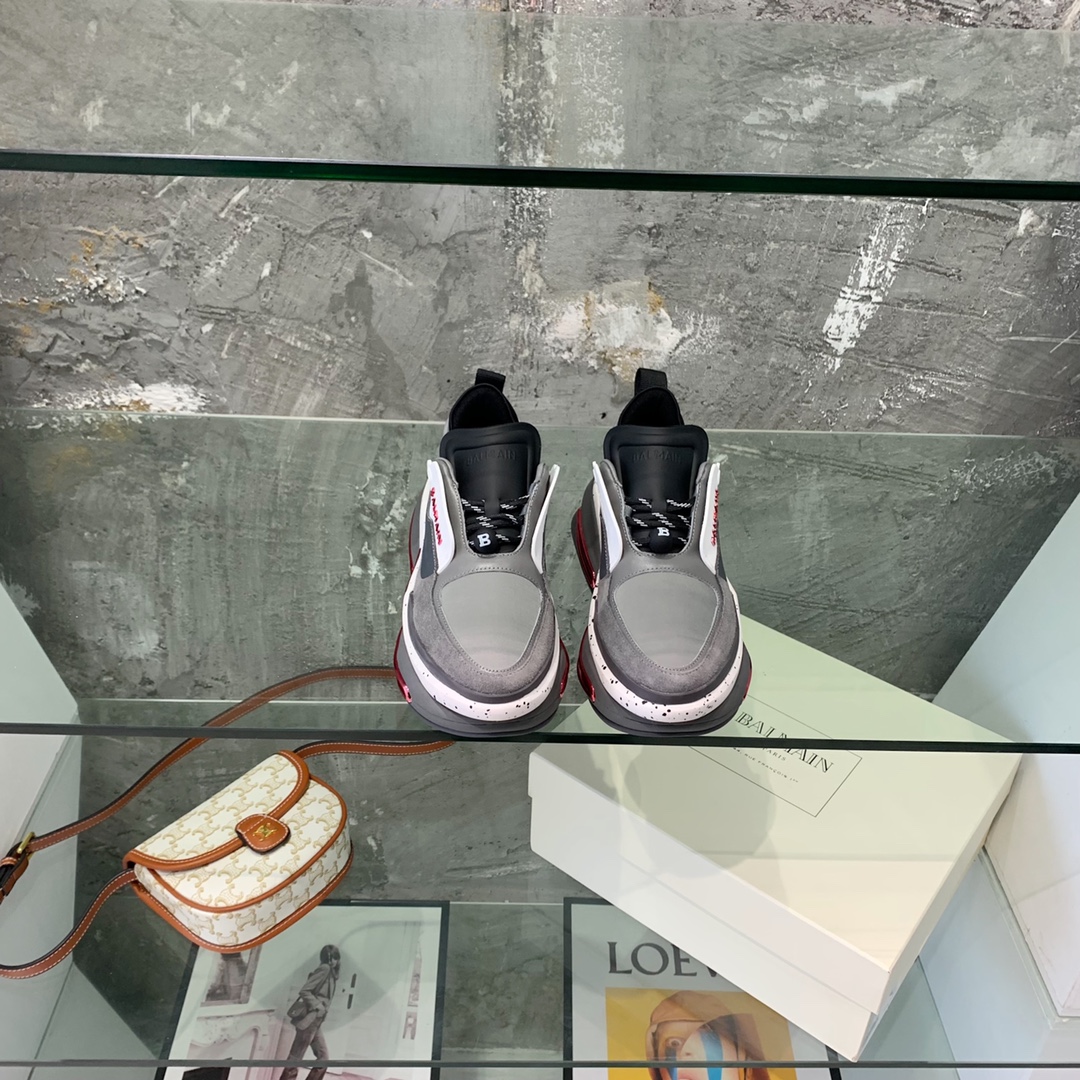 Balmain B-Bold Low-Top Sneakers - PerfectKickZ