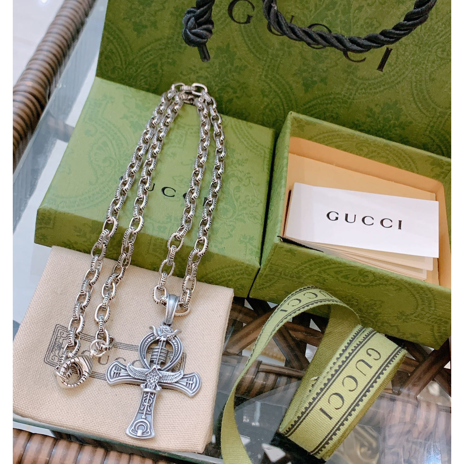 Gucci Anger Forest Necklace - PerfectKickZ