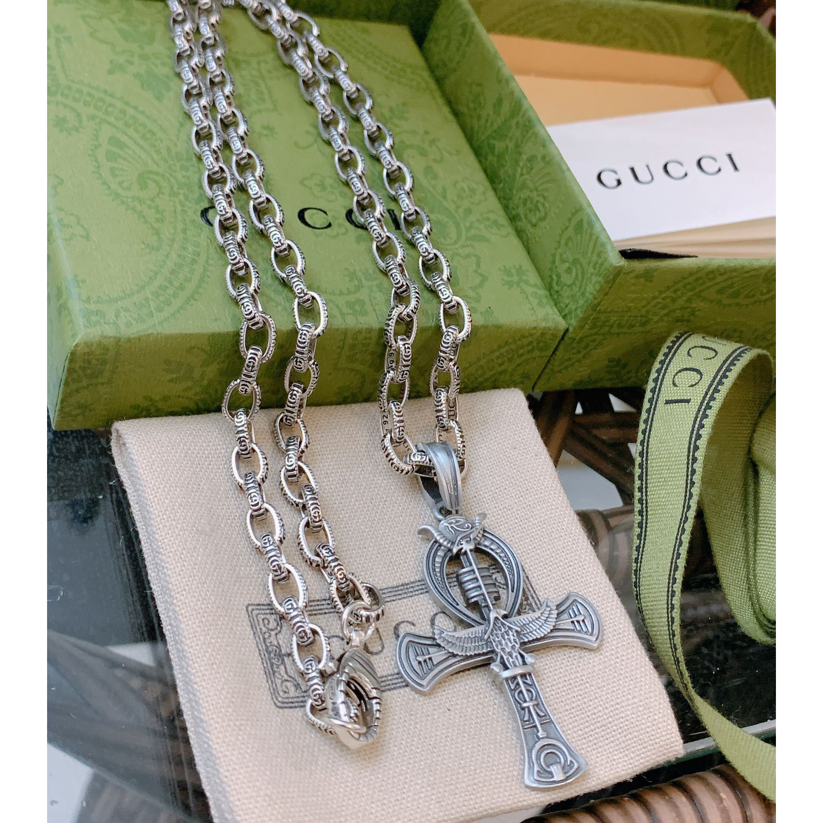 Gucci Anger Forest Necklace - PerfectKickZ