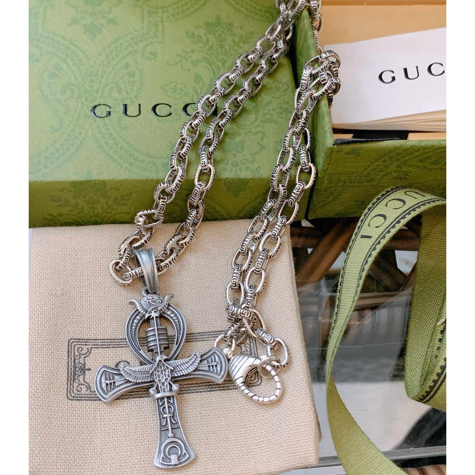 Gucci Anger Forest Necklace - PerfectKickZ
