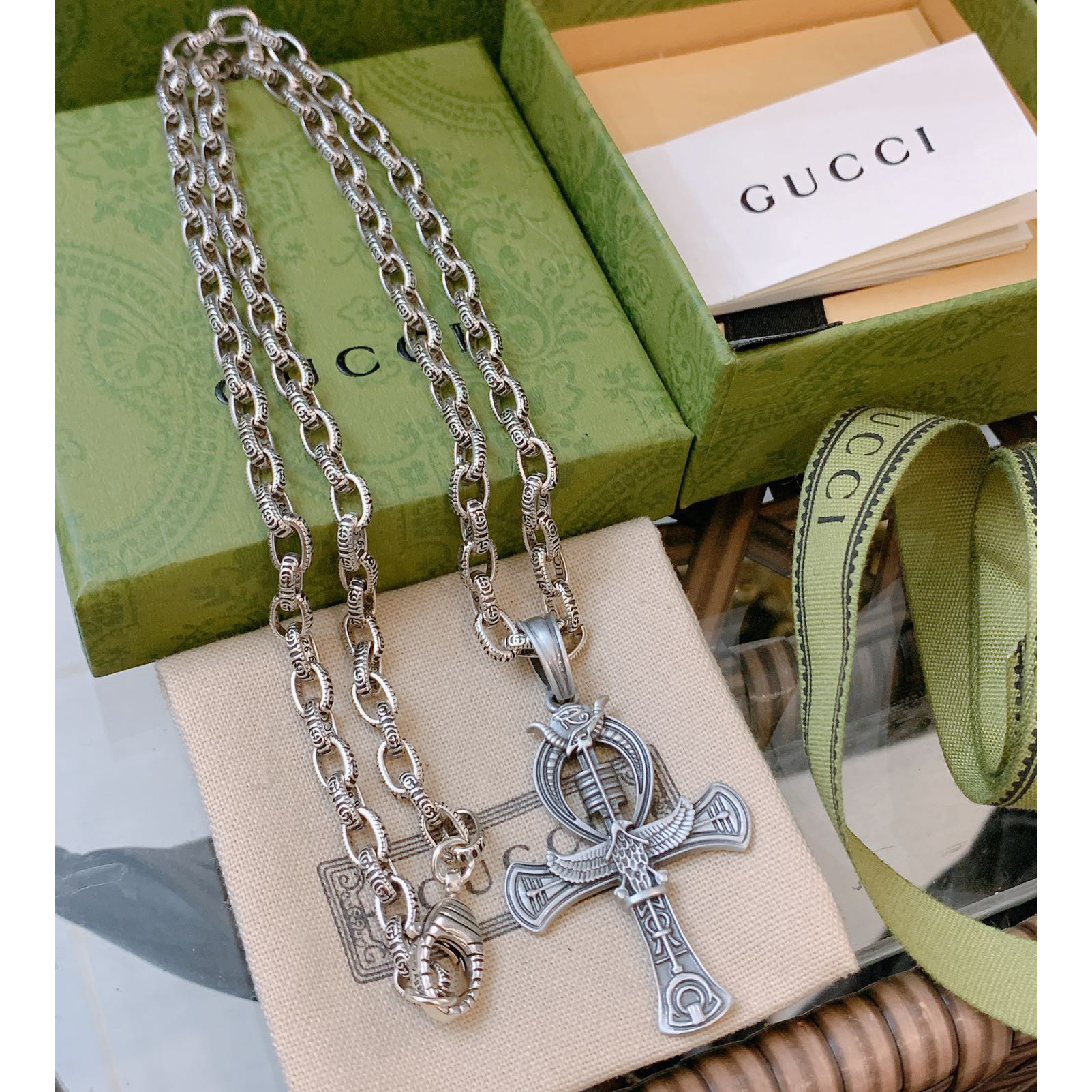 Gucci Anger Forest Necklace - PerfectKickZ
