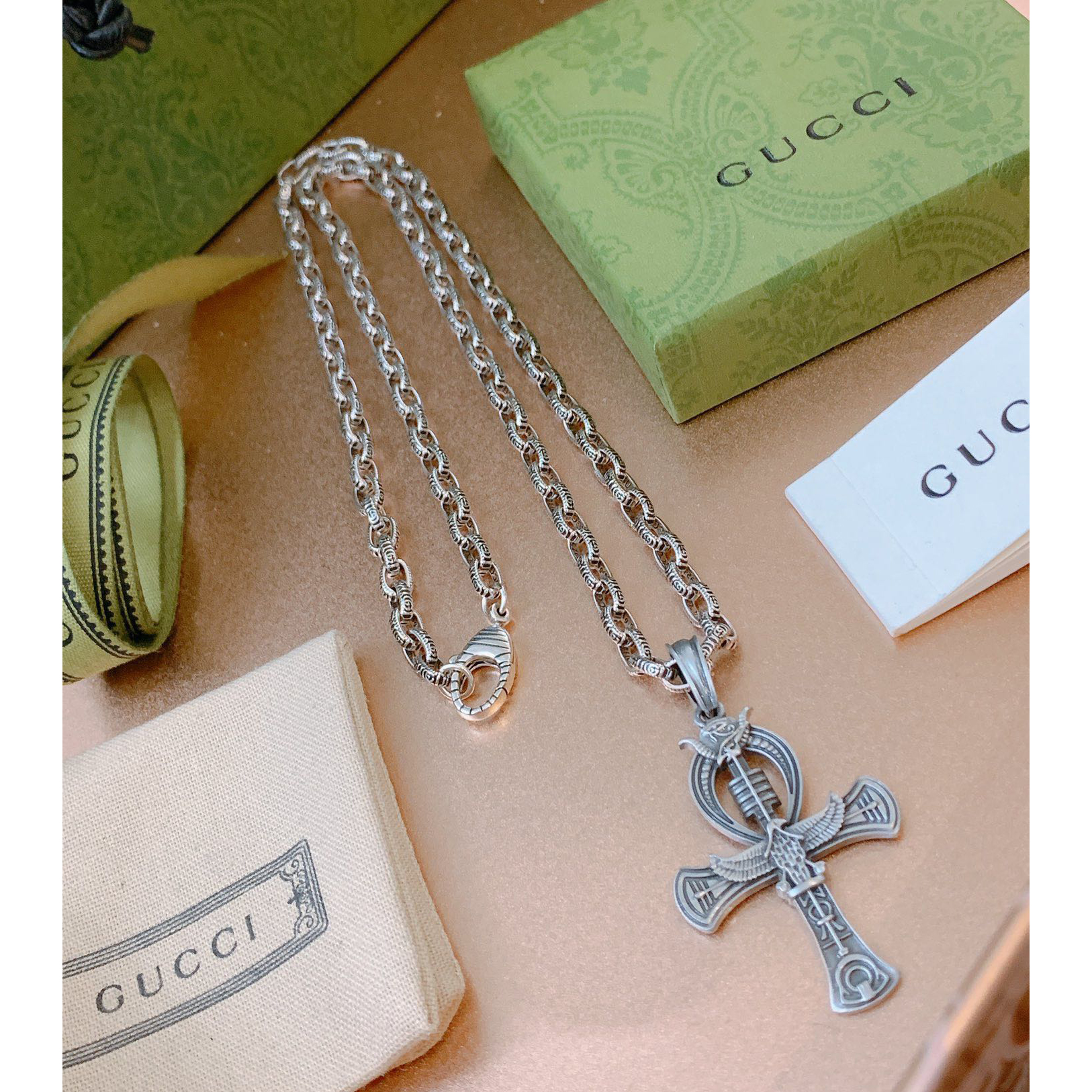 Gucci Anger Forest Necklace - PerfectKickZ