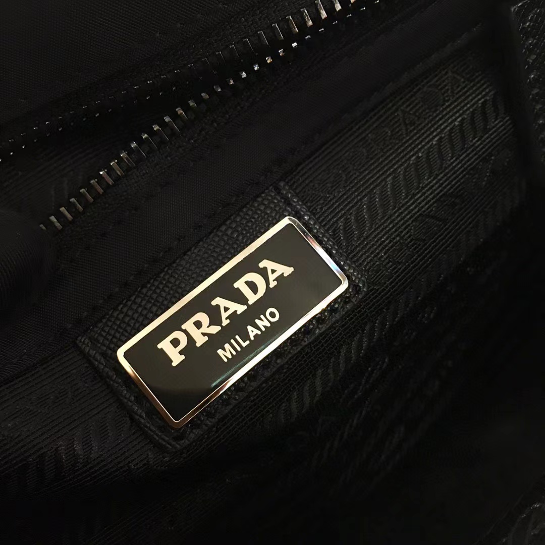Prada Re-Nylon And Saffiano Leather Shoulder Bag(22-16-8.5cm)   2VD034 - PerfectKickZ